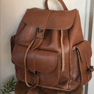 Genuine leather Backpack